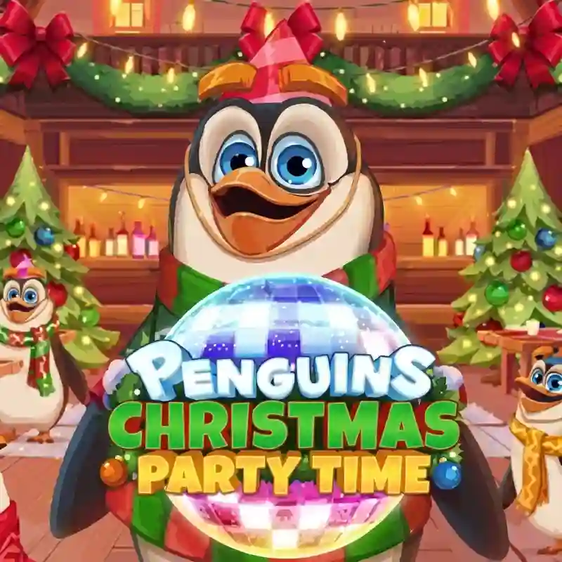 Penguins Christmas Party Time